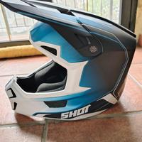 Casco Shot Lite BLUE WHITE - TG L