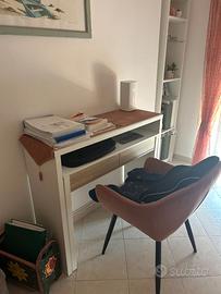 SCRIVANIA CONSOLLE ALLUNGABILE IN LEGNO MONDO CONV