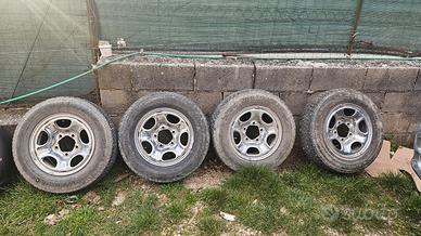 Cerchi in ferro Feroza Jimny Vitara + gomme 