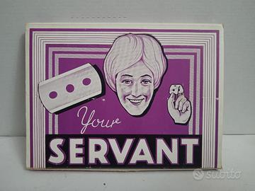Scatola vintage lamette da barba Your servant 