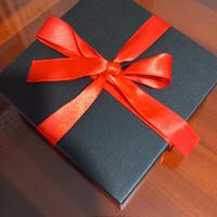 collana con scatola & orecchini