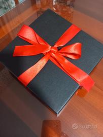 collana con scatola & orecchini