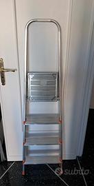 Scaletta Domestica in Alluminio 4 Gradini Step Up