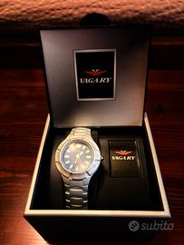 Orologio Vagary  acciaio satinato con scatola