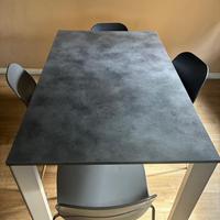 Tavolo rettangolare allungabile laminato 130x80
