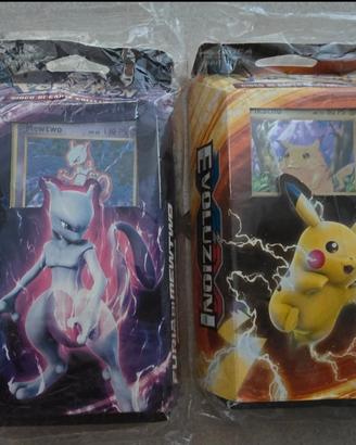 Pokemon Mazzo Evoluzioni XY Mewtwo e Pikachu 