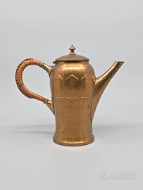 WMF Teiera Caffettiera Jugendstil Martellata '900