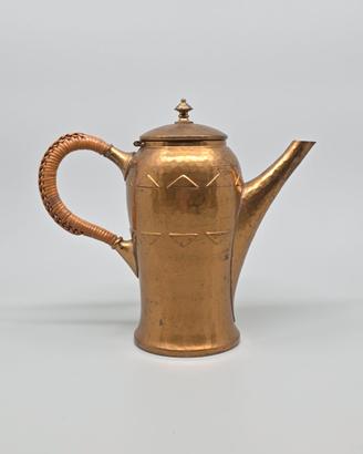 WMF Teiera Caffettiera Jugendstil Martellata '900