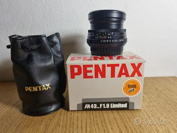 PENTAX smc FA 43mm f/1.9 Limited nero