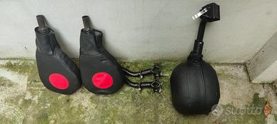 Set allenamento boxe e arti marziali