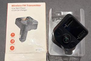 Caricatore Trasmettitore FM MP3 Vivavoce Bluetooth