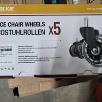 Ruote in silicone per sedia gaming o da ufficio