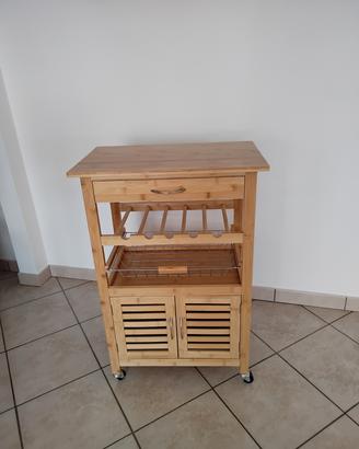 CARRELLO IN BAMBÙ 