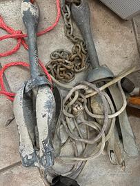 Ancore ad ombrello usate - vari pesi