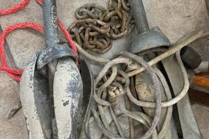 Ancore ad ombrello usate - vari pesi