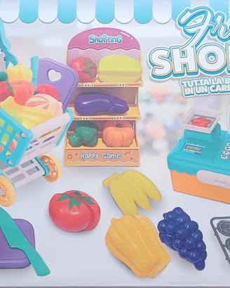 Carrello Spesa Frutta Gioco Bambini 59 Pezzi