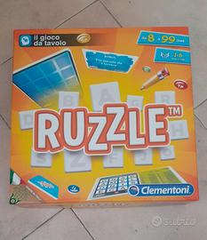Gioco da tavolo "Ruzzle" Clementoni, mai usato