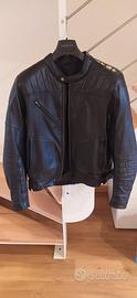 Giacca moto in pelle Hevik tg M