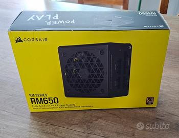 Alimentatore CORSAIR RM650 x  PC GAMING 