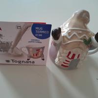 Tazza termica Tognana con design natalizio.
