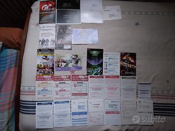 Volantini pubblicitari Ps2, Pal, Usa e Jap