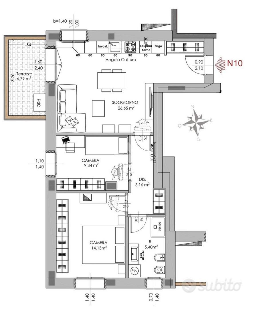 Appartamento – Granarolo dell'Emilia, Quarto Inferiore - Vista 4