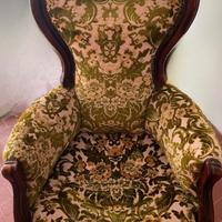 Poltrona stile barocco vintage