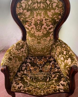 Poltrona stile barocco vintage