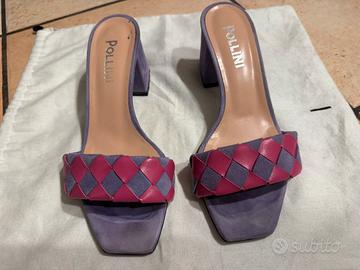 Sandali con tacco n. 36 - Originali linea Pollini