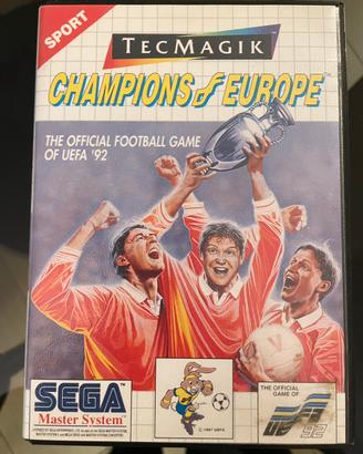 CHAMPIONS EUROPE UEFA’92-SEGA MASTER SYSTEM,1992