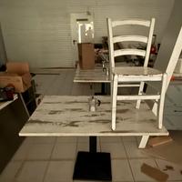 Tavoli e sedia Vintage