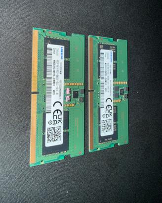 Samsung 16 GB 2X8 - 1Rx16 pc5-5600 SoDimm DDR5