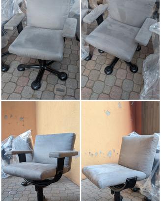 Poltrone ufficio 8pz Molteni Mix Afra Tobia Scarpa