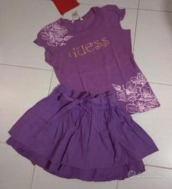 set t-shirt gonna tg 10/12 anni guess terranova 