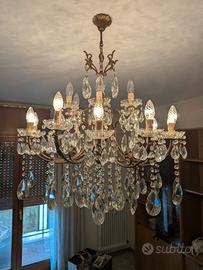 lampadario in cristallo