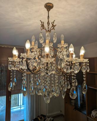 lampadario in cristallo