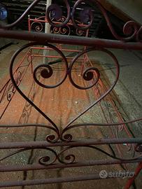 Letto/divano ferro battuto