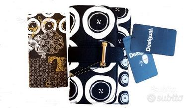 Portafoglio Desigual Mone Lengueta Black & White