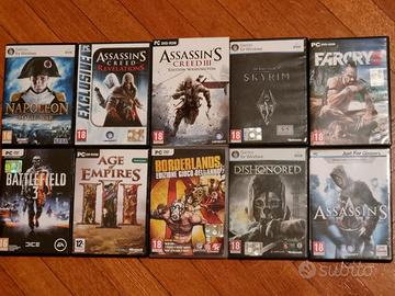 Lotto 10 Giochi PC usati