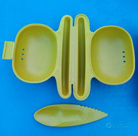 3x porta kiwi Zespri Butterfly box con cucchiaino