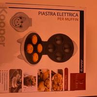 Piastra elettrica per muffin kooper