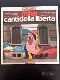 Disco in vinile”Milva Canti della libertà “