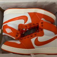 Nike Air Jordan Aiko 1 bianco e arancione 43