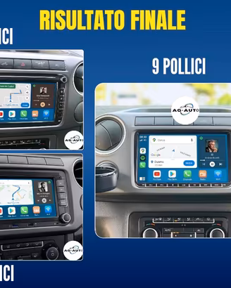 Volkswagen Amarok 7 8 9 pollici Autoradio Carplay