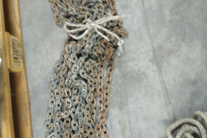 Linea ancoraggio ancora e catena da 8 mm