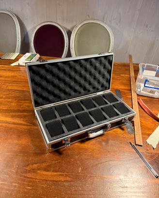 Porta orologi da 12 pezzi in acciaio nuova