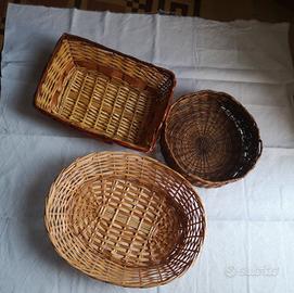 Cesti vimini più omaggio