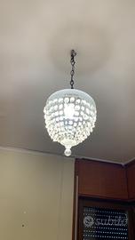 Lampadario in vetro anni 20