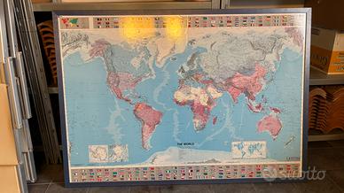 Planisfero con cornice