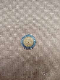 Moneta 500 lire Einstein
